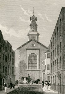 Santa Ana Soho. c.1810 de Thomas Hosmer after Shepherd